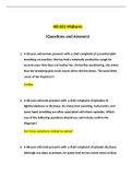 NR 601 Week 4 Midterm Exam Questions and Answers (400 Q & A),  NR 601 care of the mature adults, Chamberlain College of Nursing