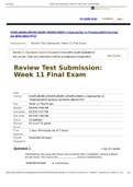 Week 11 Final Exam - NURS-6630N