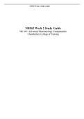 NR 565 Week 2 , Study Guide - Chapter 1.4.13.25.52 , NR 565: Advanced Pharmacology Fundamentals, Chamberlain