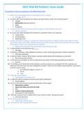 HESI V1 paediatrics exam 2022 with correct answers all graded A