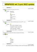 	NRNP6552 wk 2 quiz 2022 update All correct answers