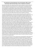 "How important was the growing power of the church between 1066 to 1216 in determining relations between kings and their archbishops of Canterbury?" Model Essay