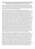 "The king’s absence abroad was the most important factor in the development of English central government in the period 1066 to 1216. How far do you agree?" Model Essay