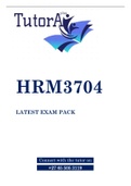 HRM3704 EXAM PACK 2022