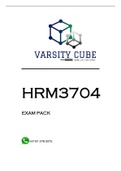 HRM3704 EXAM PACK 2022