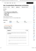 : Conceptualization, Measurement, and Sampling: EDUC750