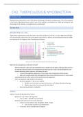 CH2: tuberculosis & mycobacteria