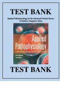 Applied Pathophysiology for the Advanced Practice Nurse 1st Edition Dlugasch Story Test Bank