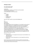 samenvatting colleges module 8 pathologie HBO-V