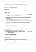 BIOL 250 UNIT EXAMS- American Public University