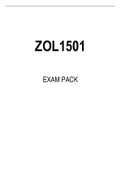 ZOL1501 EXAM PACK 2022