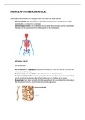 samenvatting biologie: het beenderenstelsel