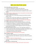 HIEU 201 CHAPTER 4 QUIZ / HIEU201 CHAPTER 4 QUIZ (COMPLETE ANSWERS -100% VERIFIED) LIBERTY UNIVERSITY