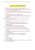 HIEU 201 CHAPTER 5 QUIZ / HIEU201 CHAPTER 5 QUIZ (COMPLETE ANSWERS -100% VERIFIED) LIBERTY UNIVERSITY