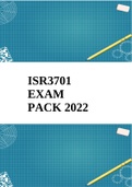 ISR3701 EXAM PACK 2022