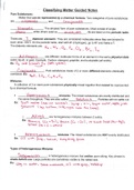 Chemistry: Classifying Matter