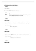 NURS 6531 _PEDS_MIDTERM...QUESTIONS AND ANSWERS...