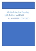 Medical-Surgical Nursing  10th Edition by LEWIS ALL CHAPTERS COVERED