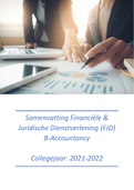 Samenvattingen BIV & FJD - Blok 1.2 De ondernemende professional - Propedeuse AC / F&C / FTA