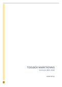 samenvatting toolbox marktkennis