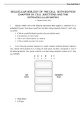 MOLECULAR BIOLOGY OF THE CELL: SIXTH EDITION CHAPTER 19: CELL JUNCTIONS AND THE EXTRACELLULAR MATRIX - TEST BANK