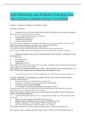 Safe Maternity & Pediatric Nursing Care Second Edition by Luanne Linnard-Palmer Chapter 1-38|Complete Guide A+ Test Bank/NURS 2220 Safe Maternity & Pediatric Nursing Care, ISBN: 9780803697348