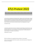 ATLS Pretest exam | 2022 latest update