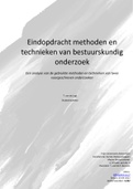 Master Bestuurskunde VU - Besturen van Veiligheid - Samenvattingen & papers - 8