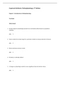 Pathophysiology, Copstead-Kirkhorn - Exam Preparation Test Bank (Downloadable Doc)