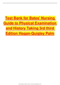 Essentials of Psychiatric Mental Health Nursing 3rd Edition by Elizabeth M. Varcarolis Chapter 1-28 Test Bank/TEST BANK FOR Bates' Nursing Guide to Physical Examination and History Taking 3rd third Edition By Hogan-Quigley Palm/Nursing (Nur 601) Predicto