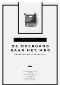 Ontwerpgericht onderzoek naar de overgang van het VO naar het MBO, afgerond met een 8.3