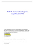 Exam (elaborations) NURS 3100-EXAM 2-comprehensive-2022 