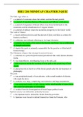 HIEU 201 MINDTAP CHAPTER 3 QUIZ / HIEU201 MINDTAP CHAPTER 3 QUIZ(COMPLETE ANSWERS -100% VERIFIED) LIBERTY UNIVERSITY