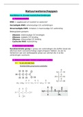 Samenvatting thema 6 & 7: materie en stofomzettingen