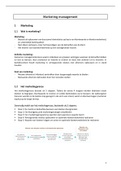 Samenvatting marketing management - bedrijfsmangement - Geslaagd 18/20