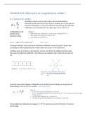 samenvatting hoofdstuk 8 elektrische en magnetische velden