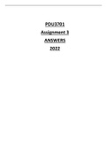 PDU3701 ASSIGNMENT 3 2022 ANSWERS