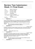 NRNP 6640  Week 11 Final Exam LATEST VERSION 1(A TARGETER)100% CORRECT SUMMER/FALL