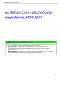 NUTRITION C787- STUDY GUIDE-comprehensive-WGU-2022