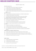 HIEU 201HIEU 201 Chapter 3 Quiz