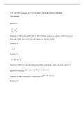 UNIV 104 Math Assessment Part 1 Part 2 Liberty University answers solutions