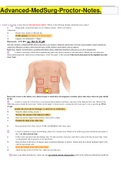 Advanced MedSurg Proctored Notes REVISED VERSION FOR 2022/2023 :GREAT EXAM REVIEW NOTES