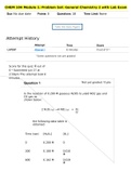 CHEM104 Module 1 Problem Set General Chemistry 2 with Lab Exam-Portage Learning 