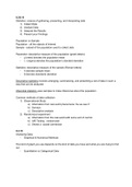 OPIM 550 Class Notes