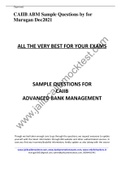 CAIIB ABM Sample Questions by for Murugan Dec2021