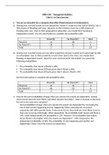 Georgetown MBA Statistics OPIM 550 Class 6 In Class Exercise