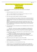  BIBL 410 Weekly Study Questions 3 Liberty University answers complete solutions. The Beginning of Civilization/The Flood