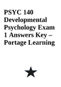 PSYC 140 DEVELOPMENTAL (Lifespan) PSYCHOLOGY Module 1 UPTO 8 AND FINAL EXAM