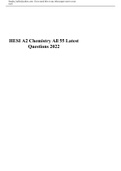  HESI A2 Chemistry All 55 Latest Questions 2022