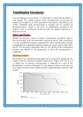 Volatilization Gravimetry of chemical compounds